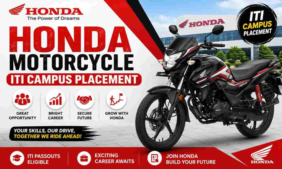 Honda Motorcycle ITI Campus Placement 2026